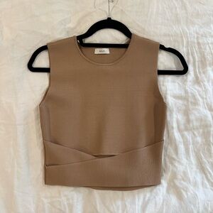 A.L.C. Tan Sleeveless Women's Top